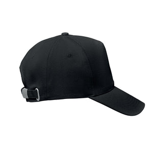 Organic cotton baseball cap Black