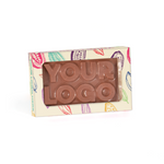 Eco Range, Eco Window Box, Milk Chocolate³, 3D Branding Bespoke