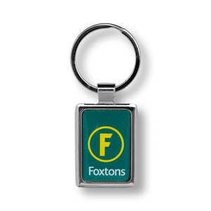 Hampton Rectangle Keyring