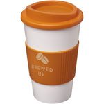 Branded Americano® 350 ml insulated tumbler with grip