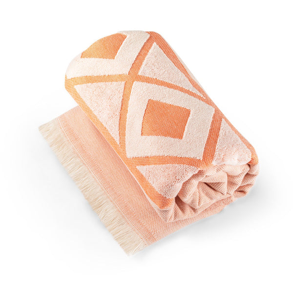 MALEK. Multifunctional bath towel (350g/m²) made of cotton and recycled cotton