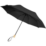 Branded Birgit 21'' foldable windproof recycled PET umbrella