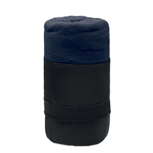 Branded RPET fleece travel blanket