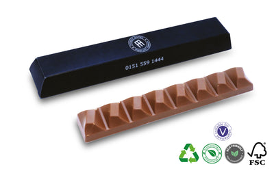 100g Boxed Dark Chocolate Bar Full Colour Print