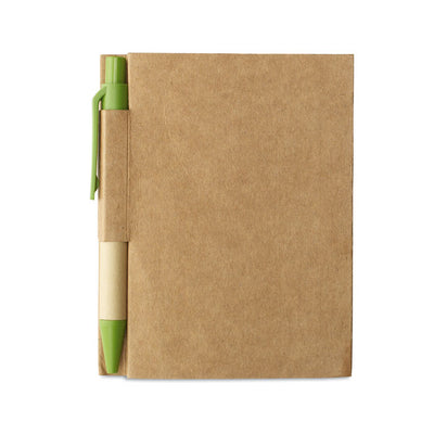 Recycled notebook with Coloured pen