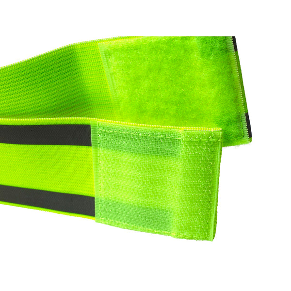 Branded Bradshawgate Arm band with reflective stripes