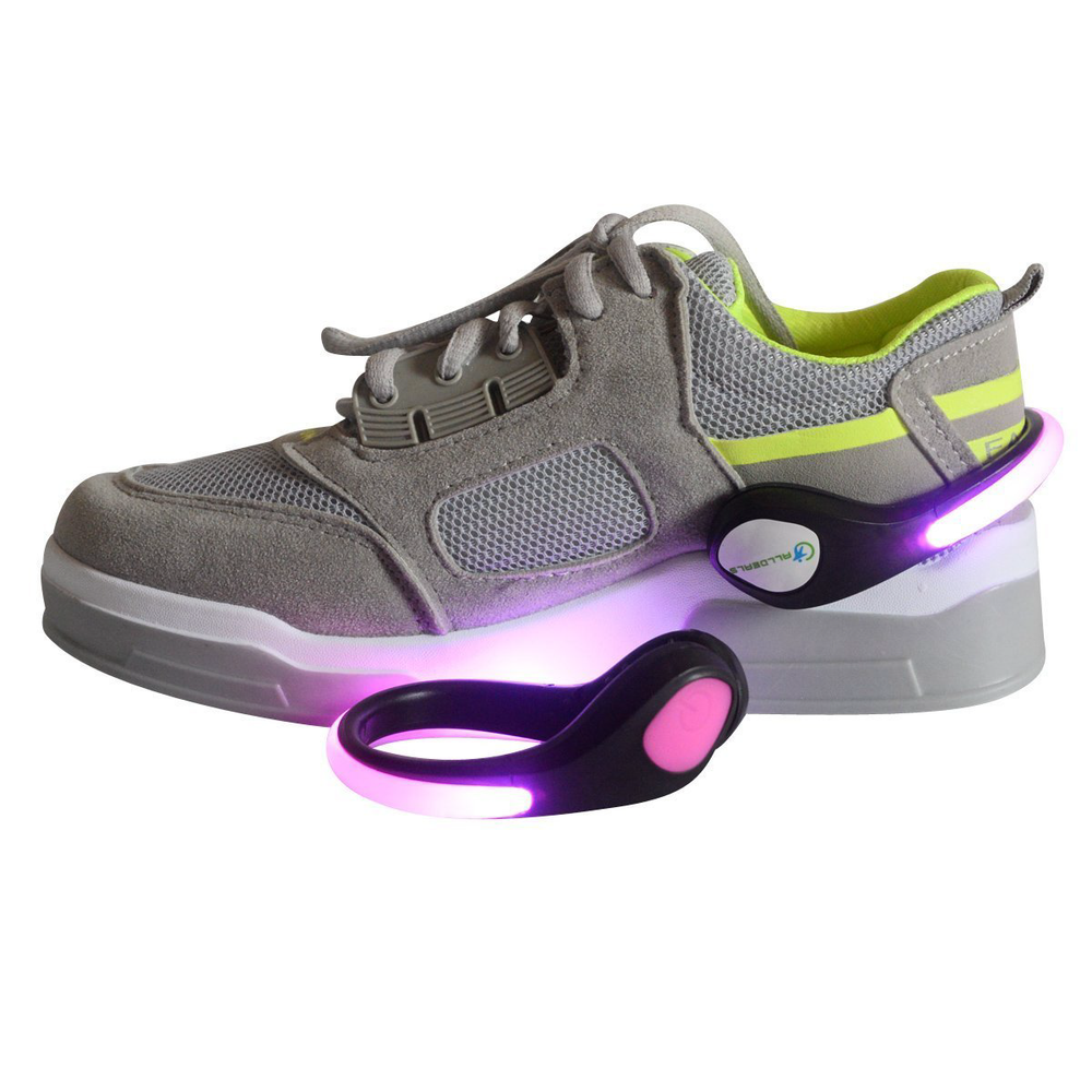 Branded LED Light Up Shoe Clip