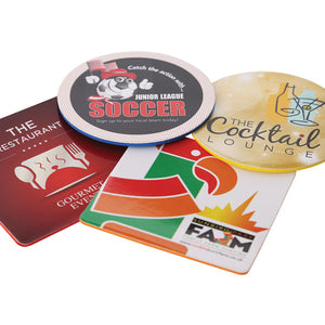 Card Laminated Coaster with Coloured Foam Backing