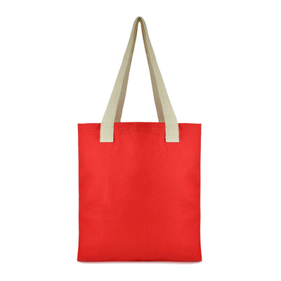 Hegarty dyed canvas bag with cotton webbing handles