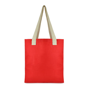 Hegarty dyed canvas bag with cotton webbing handles