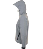 SOL'S Ladies Replay Hooded Soft Shell Jacket Grey Marl
