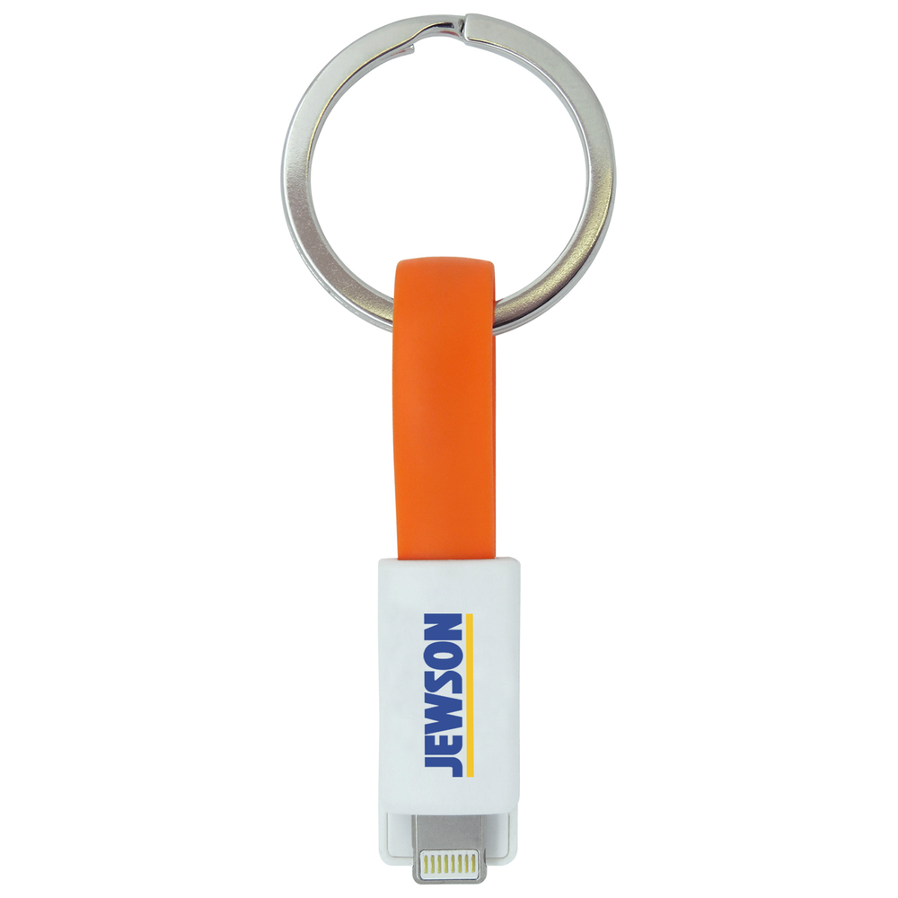 Branded 2-in-1 Keyring Charging Cable