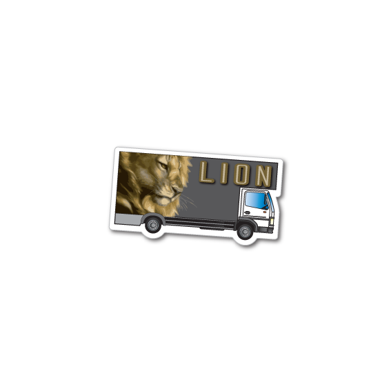Branded Lorry Shaped Fridge Magnet