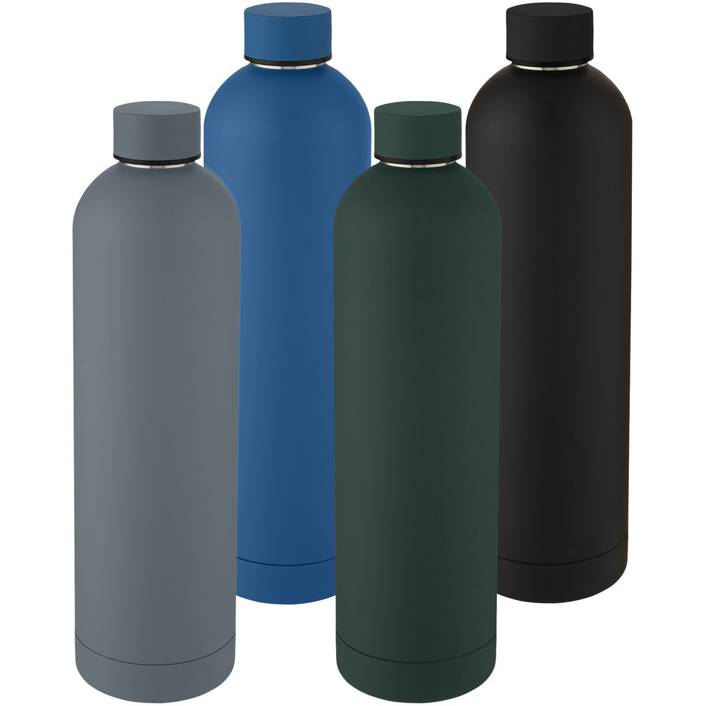 Branded Spring 1 L copper vacuum insulated bottle