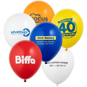 Branded 12" Printed Latex Balloons