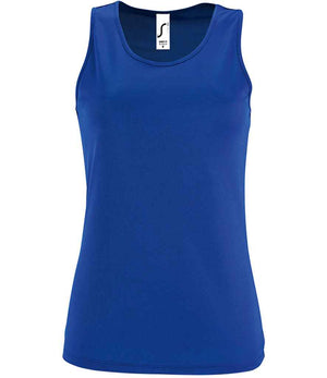 SOL'S Ladies Sporty Performance Tank Top Royal Blue