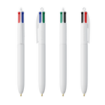 BIC® 4 Colours ballpen White