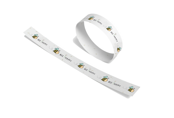 Seeded Paper Wristbands