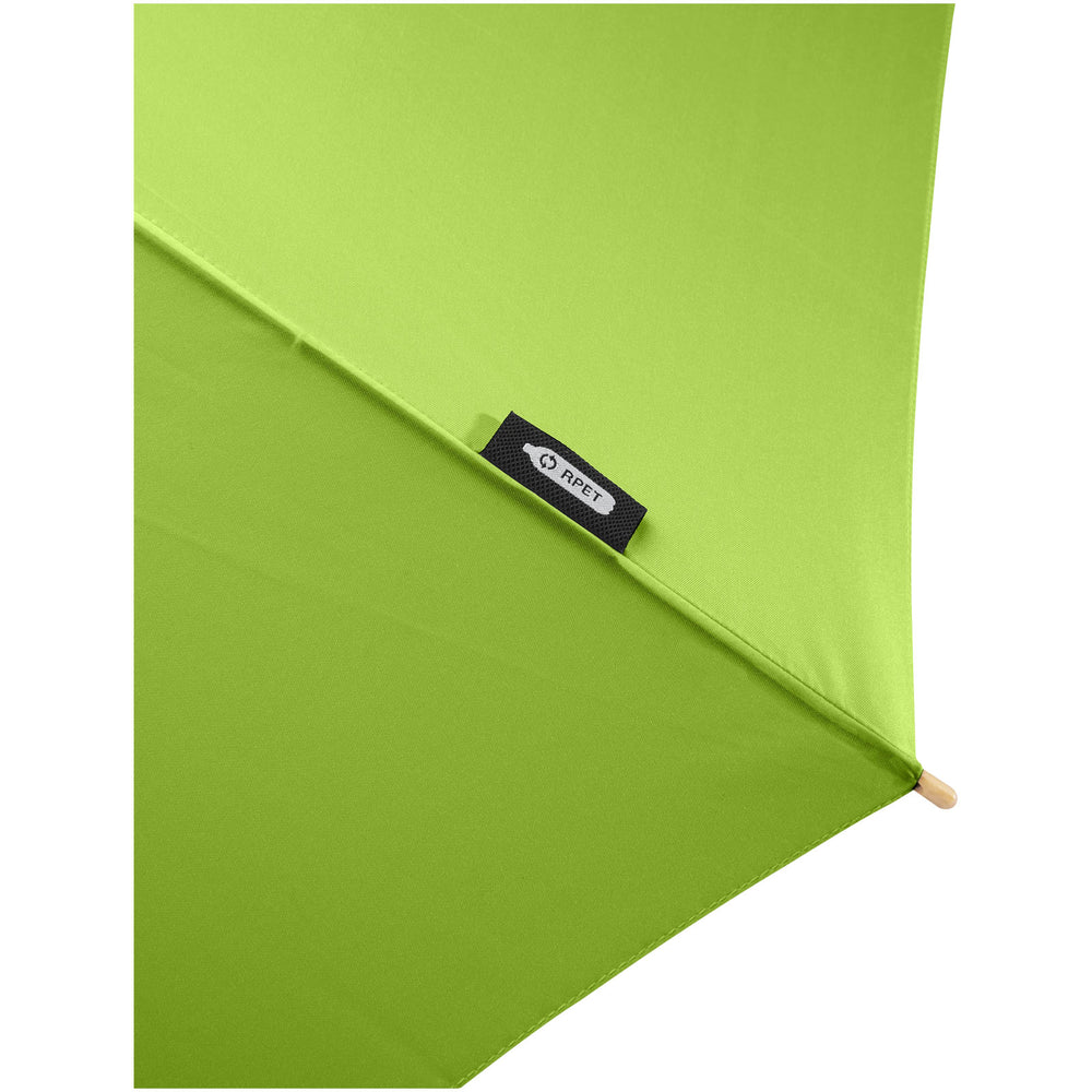 Branded Alina 23" auto open recycled PET umbrella