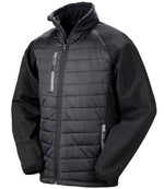 Result Genuine Recycled Compass Padded Jacket Black/Grey