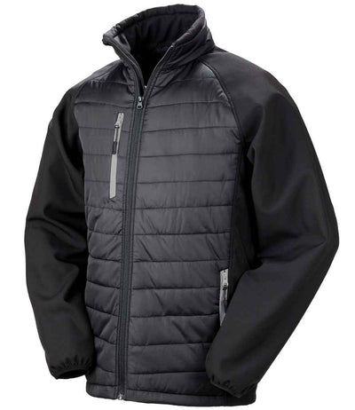 Result Genuine Recycled Compass Padded Jacket Black/Grey
