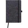 Branded Treworgie RPET felt notebook (A5)