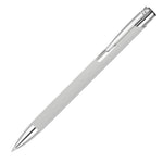MOLE-MATE ball pen with chrome trim Silver