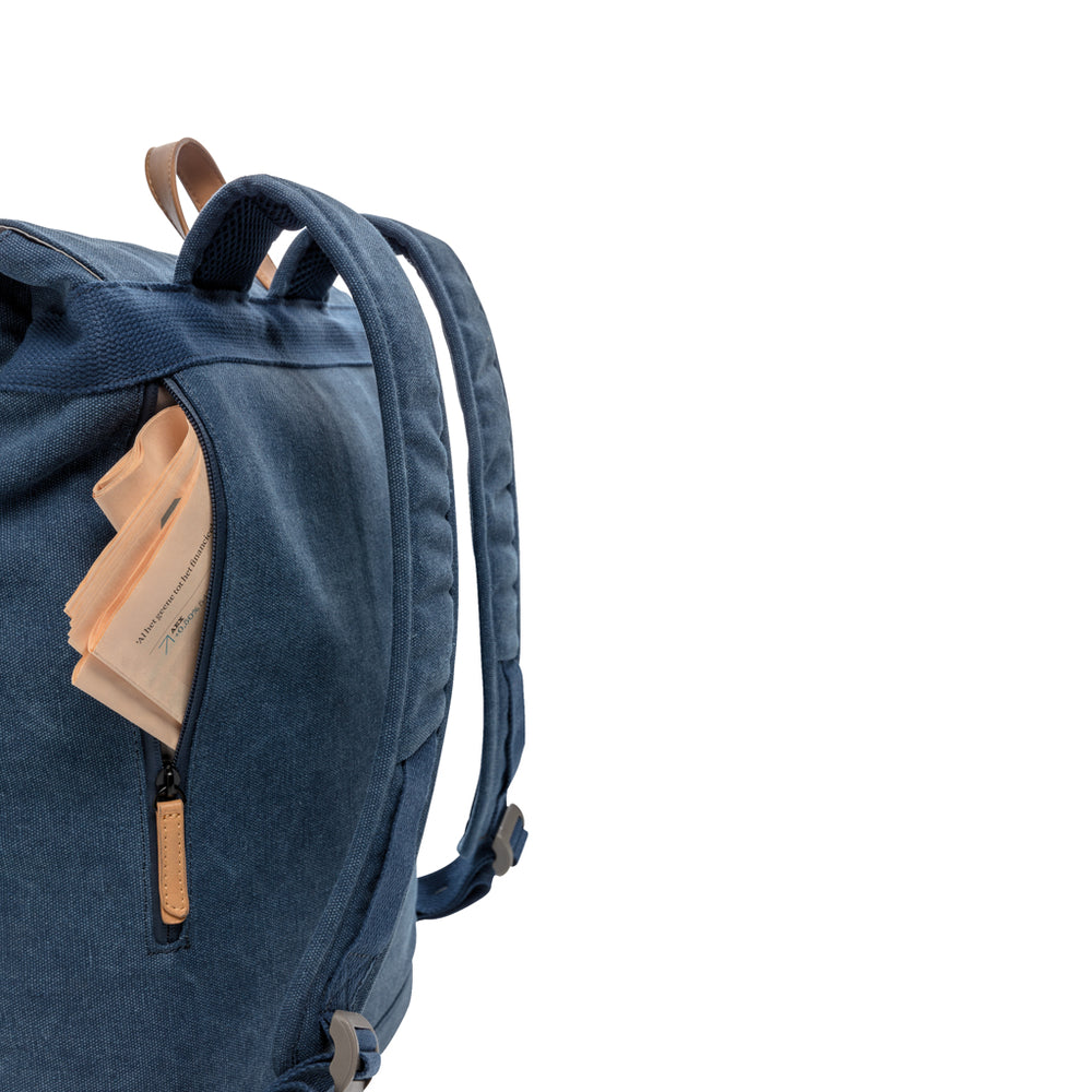 Branded Canvas laptop backpack PVC free