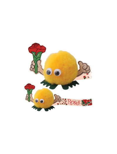 A romantic Logobug holding a bunch of roses for his logo date on Valentine's Day | Totally Branded