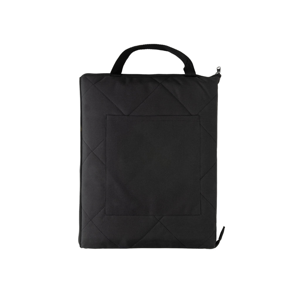Branded Impact Aware™ RPET foldable quilted picnic blanket