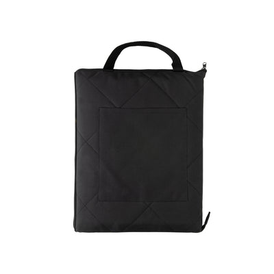 Branded Impact Aware™ RPET foldable quilted picnic blanket