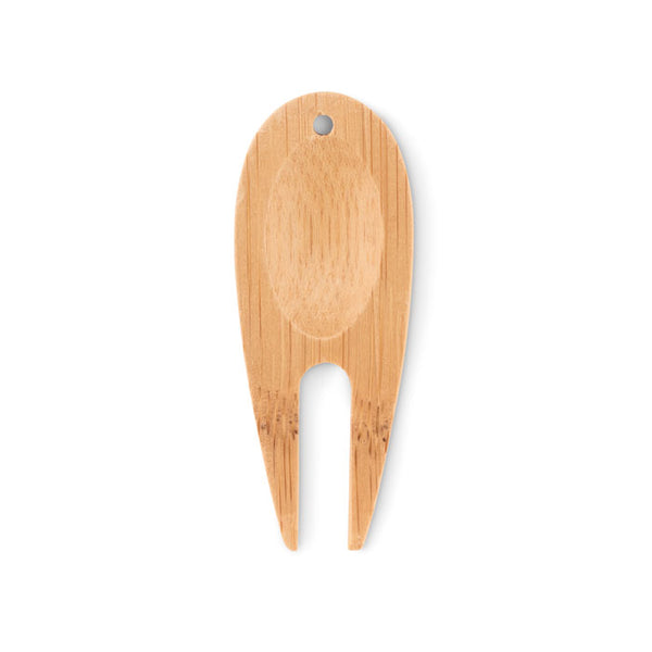 Bamboo golf divot tool