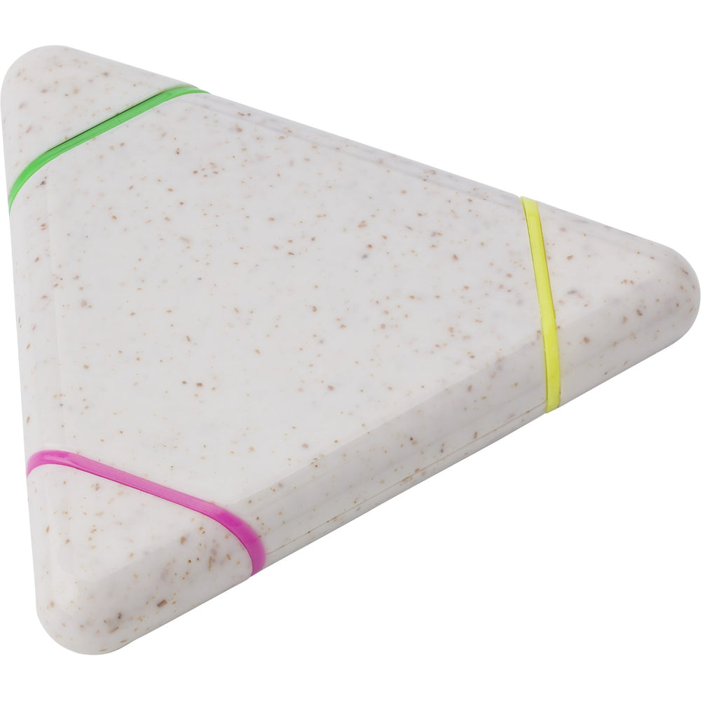 Branded Hartpury Wheat straw triangular highlighter