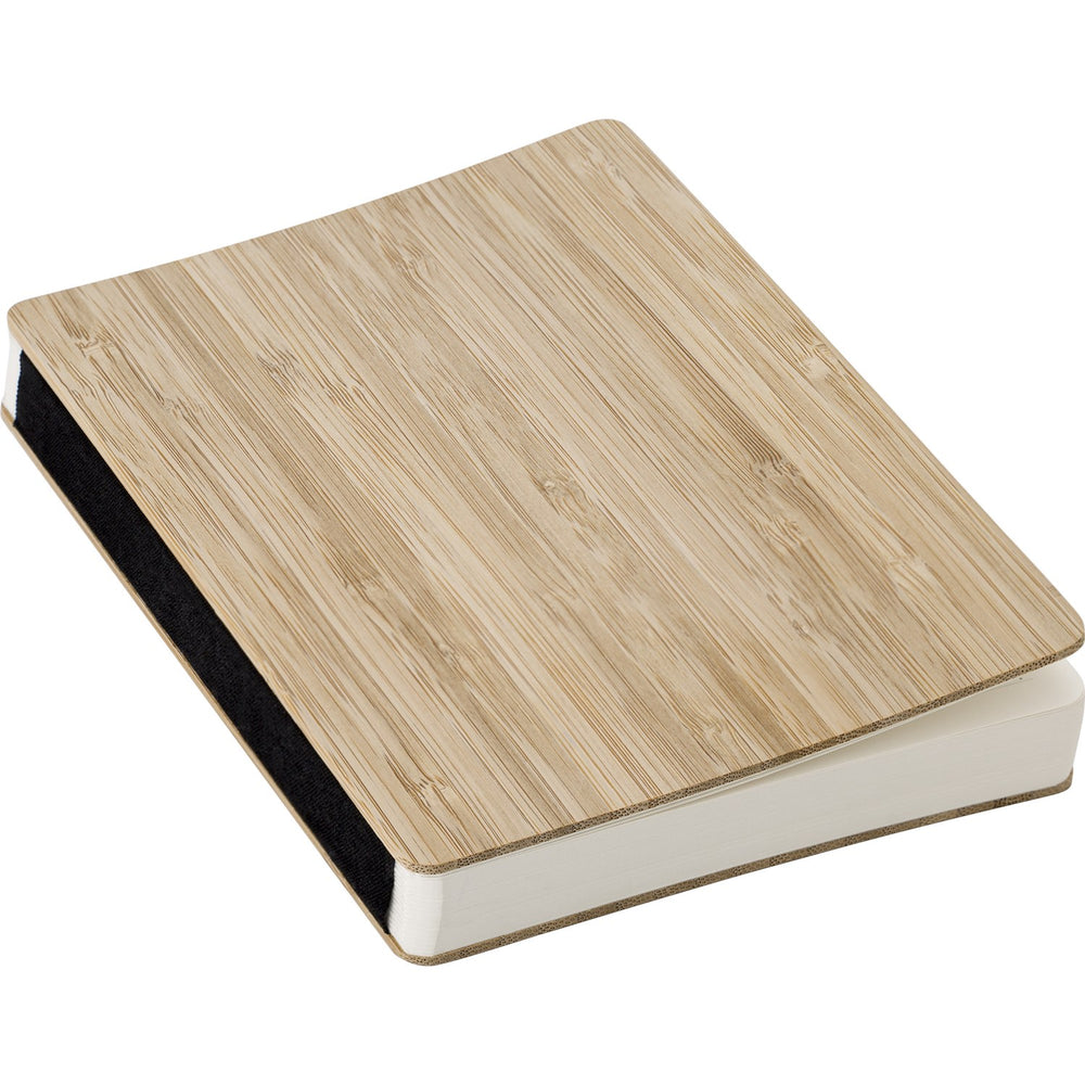 Branded Freshborough Bamboo covered notebook