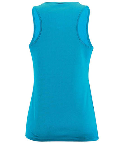 SOL'S Ladies Sporty Performance Tank Top Aqua