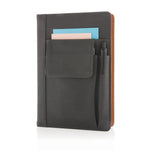 A5 Notebook with phone pocket