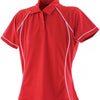 Finden and Hales Ladies Performance Piped Polo Shirt
