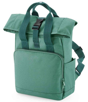 BagBase Recycled Mini Twin Handle Roll-Top Backpack