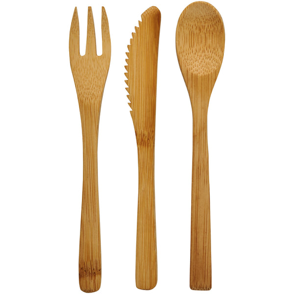 Branded Celuk bamboo cutlery set