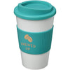 Branded Americano® 350 ml insulated tumbler with grip