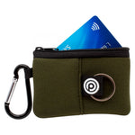 Branded Neoprene Wallet with Carabiner