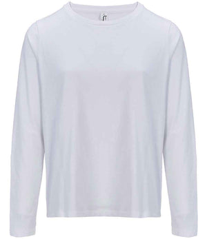 SOL'S Ladies Monarch Long Sleeve T-Shirt White