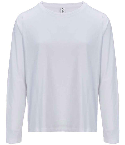 SOL'S Ladies Monarch Long Sleeve T-Shirt White