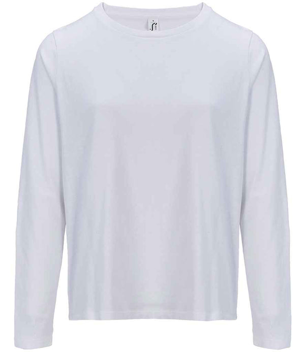 SOL'S Ladies Monarch Long Sleeve T-Shirt White