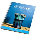 Branded Desk-Mate® A5 spiral notebook 80 pages