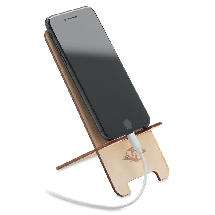 Wooden cell store phone stand