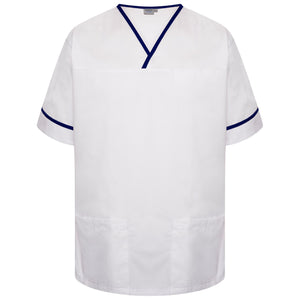 Behrens Contrast Trim Smart Scrub Top