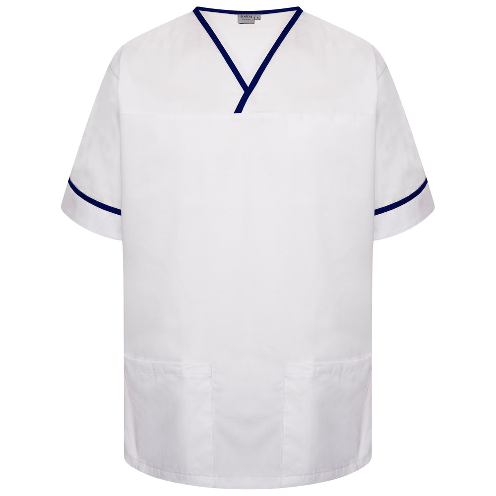 Branded Behrens Contrast Trim Smart Scrub Top
