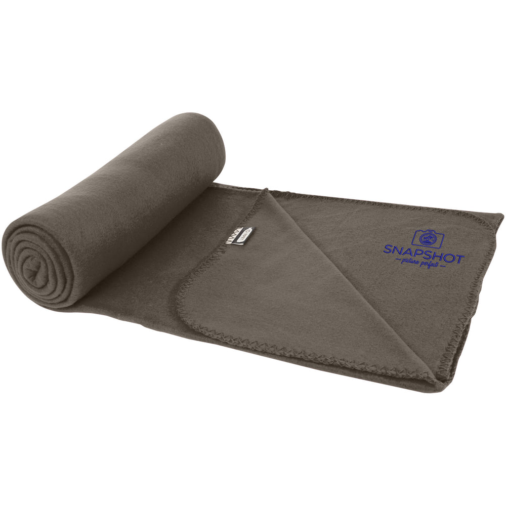 Branded Willow GRS RPET polar fleece blanket