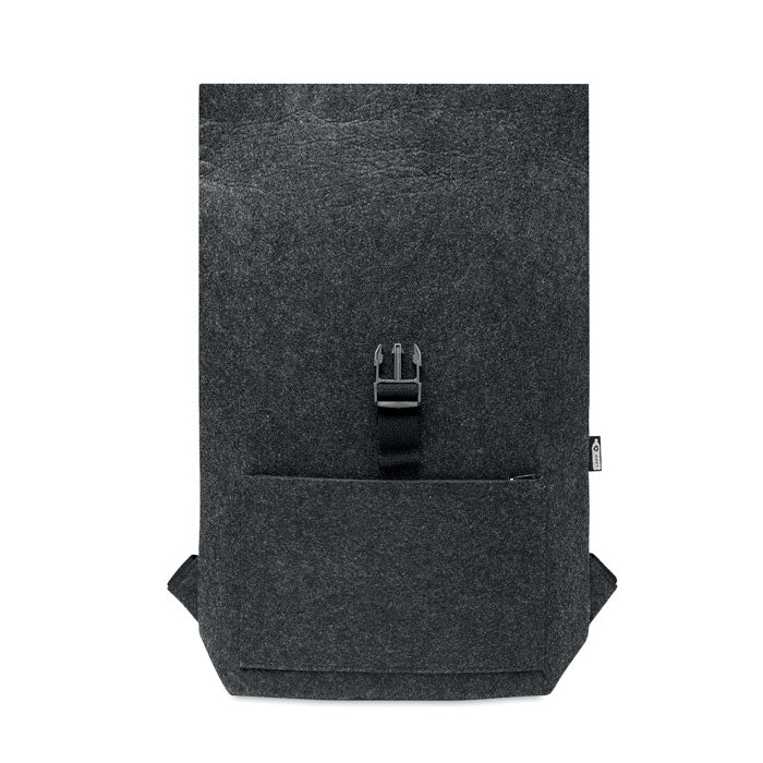 Branded RPET felt backpack